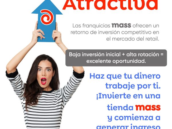 ¡Invierte en una tienda MASS y comienza a generar ingresos reales!